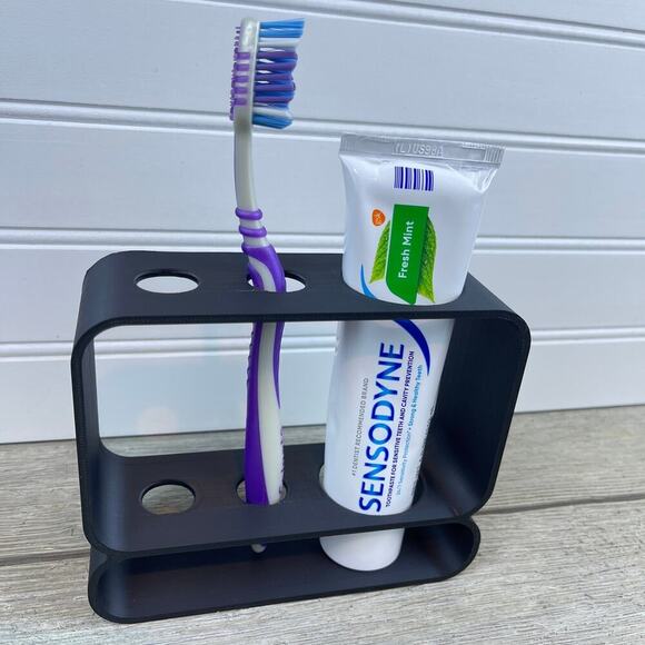 Toothbrush Toothpaste Holder | Manual Toothbrush Holder - Picture 4 of 9